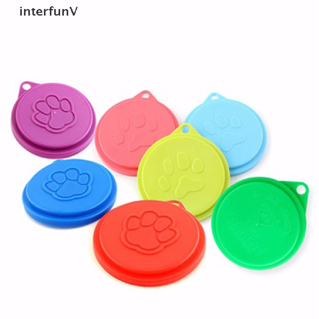 Nắp Thiếc Đựng Thức Ăn Cho Thú Cưng Màu Sắc Ngẫu Nhiên Có Thể Tái Sử Dụng