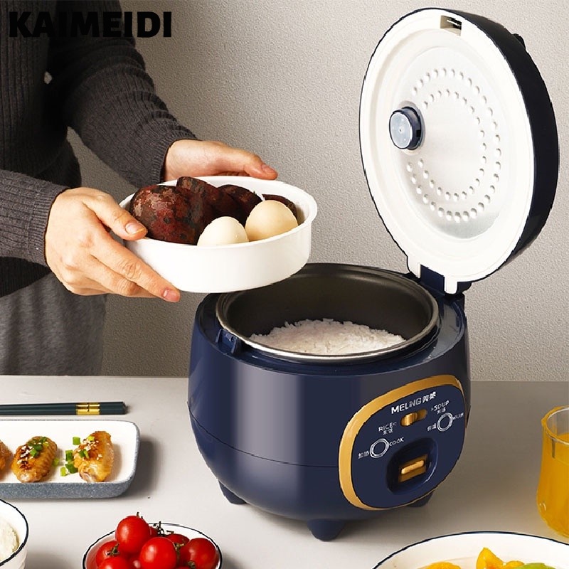 KAIMEIDI Nồi Cơm Điện Mini Gia Đình Tiêu Thụ Điện Thấp Hấp Cơm Nấu Cháo Và Súp Máy Đa Năng