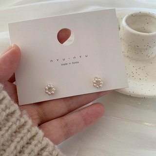 Khuyên tai tròn nhỏ bao hạt