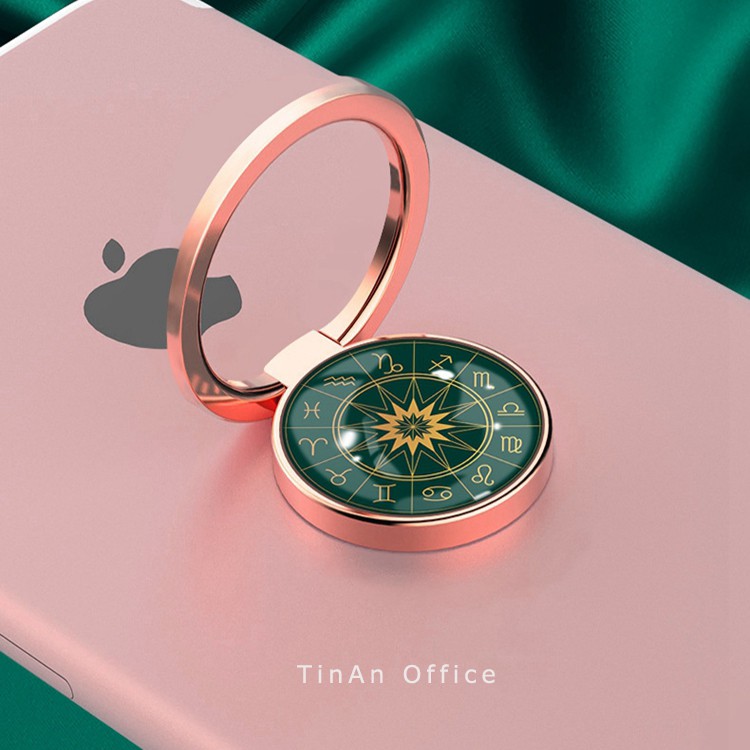 Giá đỡ điện thoại các chòm sao cung hoàng đạo, giá đỡ dạng nhẫn mạ vàng | BigBuy360 - bigbuy360.vn