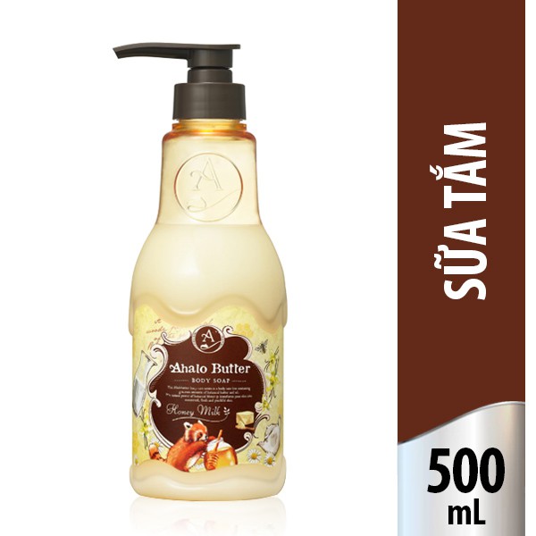 Sữa tắm AHALO tinh chất sữa và mật ong 500ml <1502592>