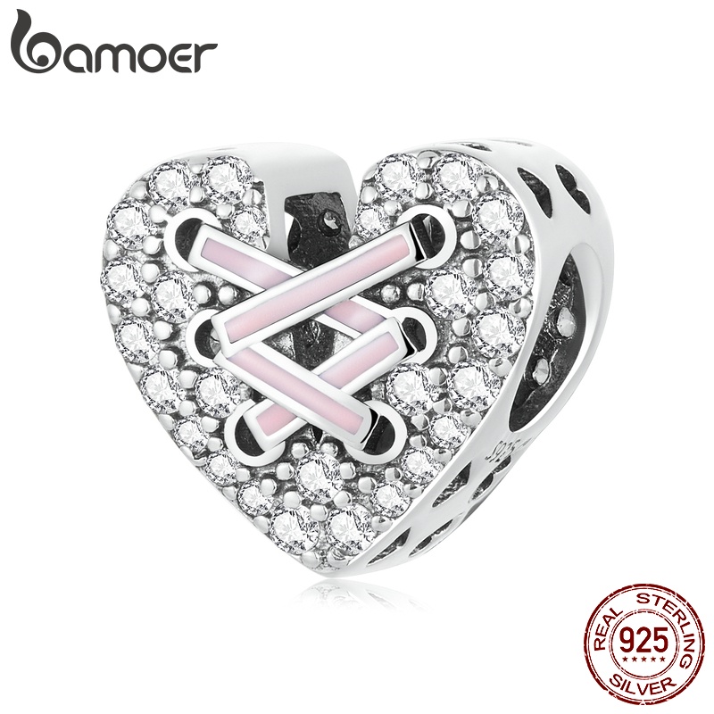 Mặt dây chuyền Bamoer SCC2204  bạc 925 hình trái tim