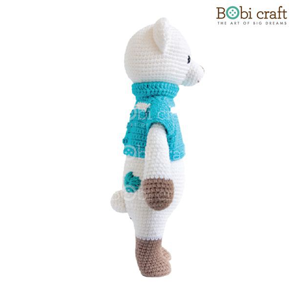 THÚ BÔNG LEN GẤU BOBBIE ĐỨNG BOBI CRAFT