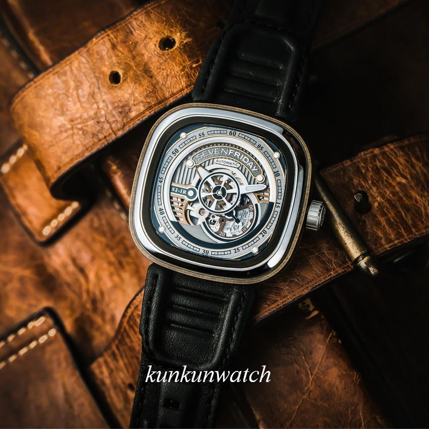 Đồng Hồ Nam SevenFriday SF - S2/01 Automatic Fullbox + Tặng Dây Cao Su Cao Cấp