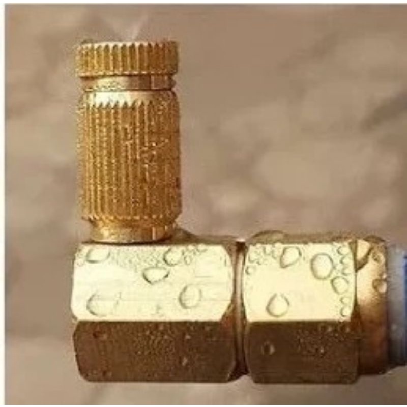 bộ béc+đế phun sương làm mát,tưới cây bằng đồng