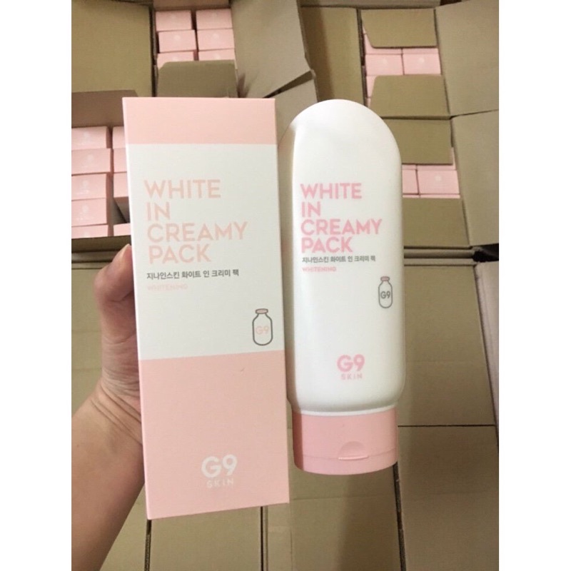 Kem Ủ Trắng Da Toàn Thân G9Skin White In Creamy Pack 200ml