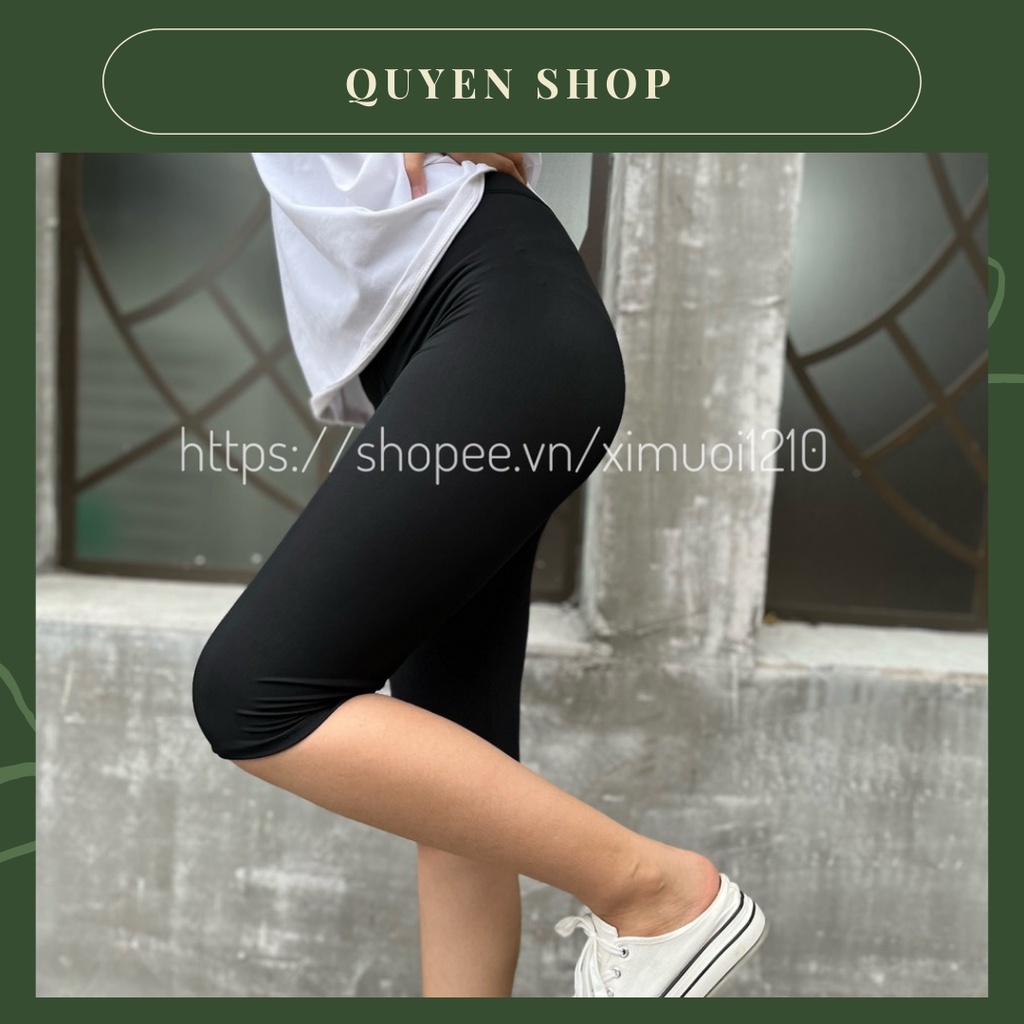 Quần Legging, Quần Biker_Lửng, Ngố, Dài Nâng Mông Cạp Cao [Ảnh+Video Thật]