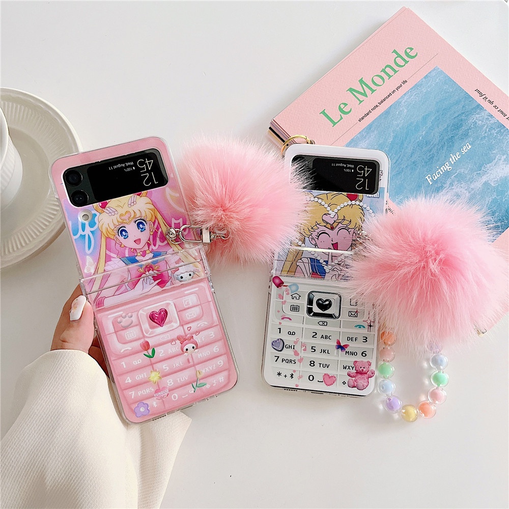 Ốp Điện Thoại Họa Tiết Thủy Thủ Mặt Trăng Chống Sốc Chống Rơi Cho Samsung Galaxy Z Flip 4 Z Flip 3 Flip Z Flip 4 5G 2022