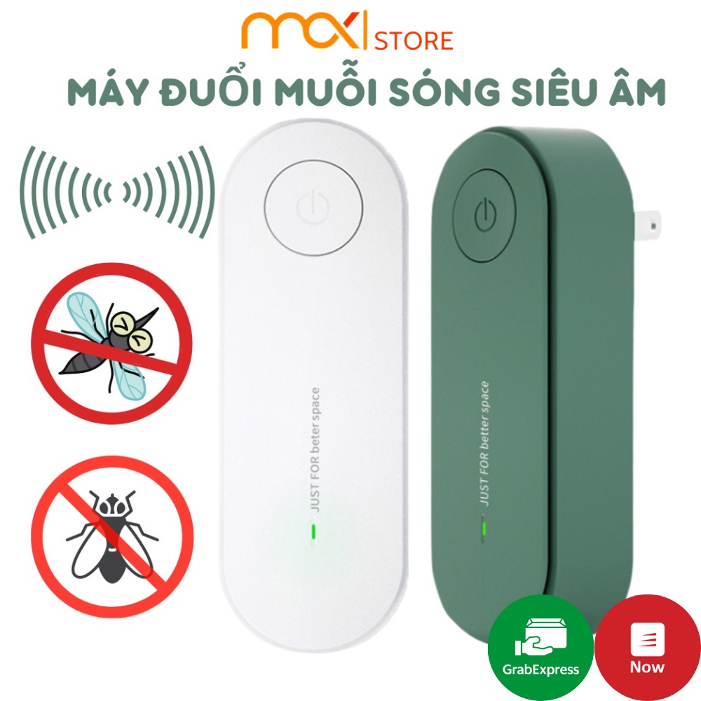 Máy Đuổi Muỗi - Côn Trùng - Kiến Ba Khoang - Ruồi - Thiết bị sử dụng Sóng Siêu Âm - Tiện Lợi - An Toàn cho cả gia đình