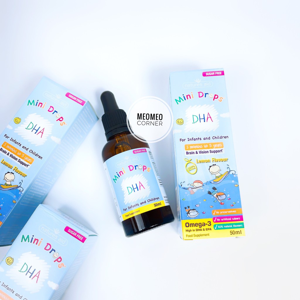 DHA Drop Nature Aid Dha Mini Drops Anh cho bé