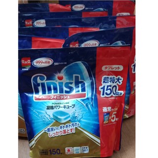 Viên rửa bát Finish Nhât túi 150 viên , Viên rửa chén Finish nhật