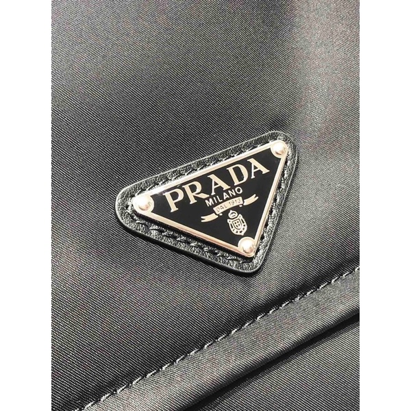 Túi đeo chéo thiết kế đơn giản logo thương hiệu Prada cao cấp cho nam và nữ