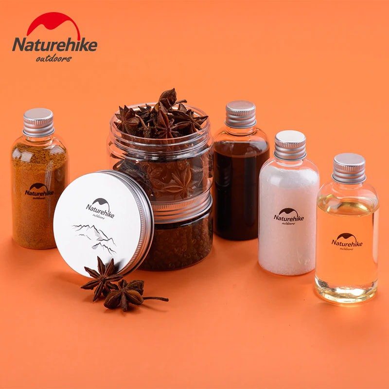 Bộ Hũ Đựng Gia Vị Dã Ngoại Gọn Nhẹ Chống Tràn cho Du lịch Dã ngoại Nấu Ăn Ngoài trời NatureHike NH17T011-P