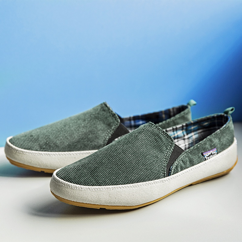 Slip pada Giày Lười canvas Thời Trang Cho Nam