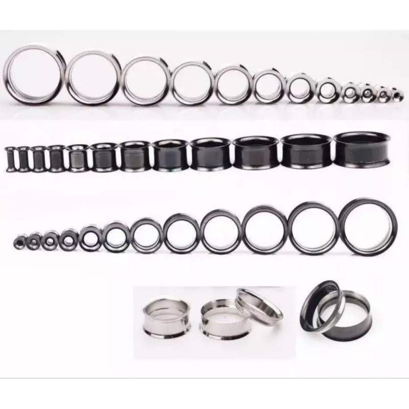 NONG TAI INOX VIỀN MỎNG  từ 3mm ==> 24mm
