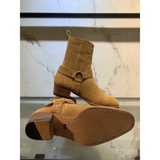 [VNBOOT - TÂN ĐỨC ] Harness boot 1:1 TOBACO ( Đế da gỗ )