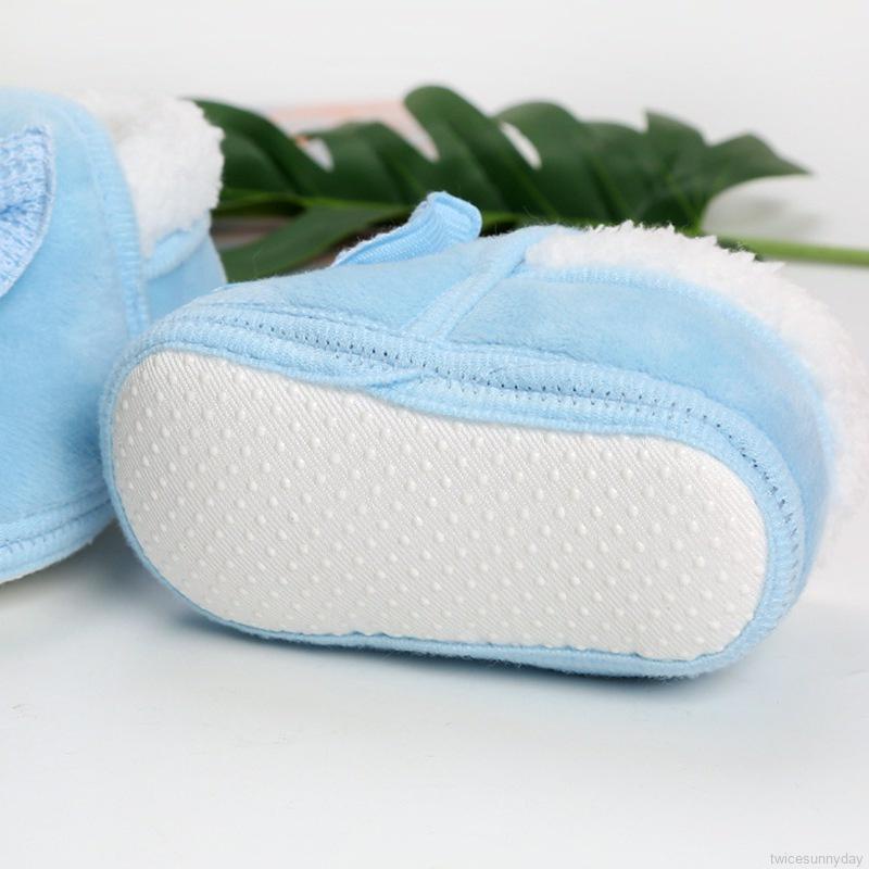 Giày đế mềm chống trượt giữ ấm thời trang mùa đông đáng yêu cho bé