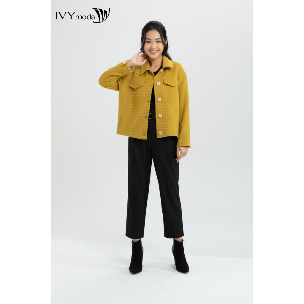 [Mã FAMALLT5 giảm 15% đơn 150k] Quần dài cạp nơ nữ IVY moda MS 22M6139