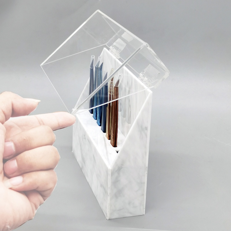 Giá Đỡ Nhíp Lông Mi 8 Lỗ Bằng Acrylic Tiện Dụng Cho Salon