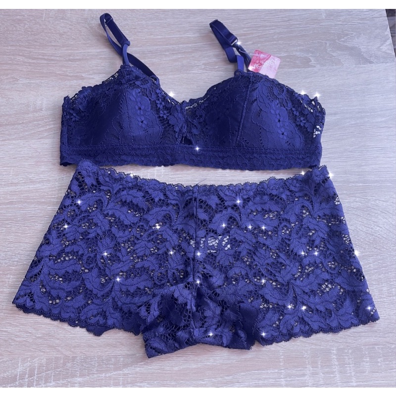 Bộ Bralette Ren không gọng _ Set bộ bra ren quyến rũ rất sexy