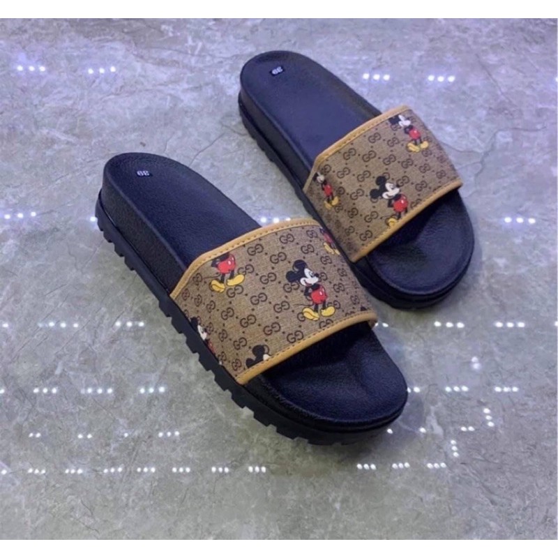 Dép mickey LBB hot hit 2021_Dép nam quai ngang thời trang