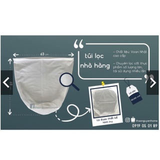 Túi lọc siêu mịn cỡ lớn 63x68cm