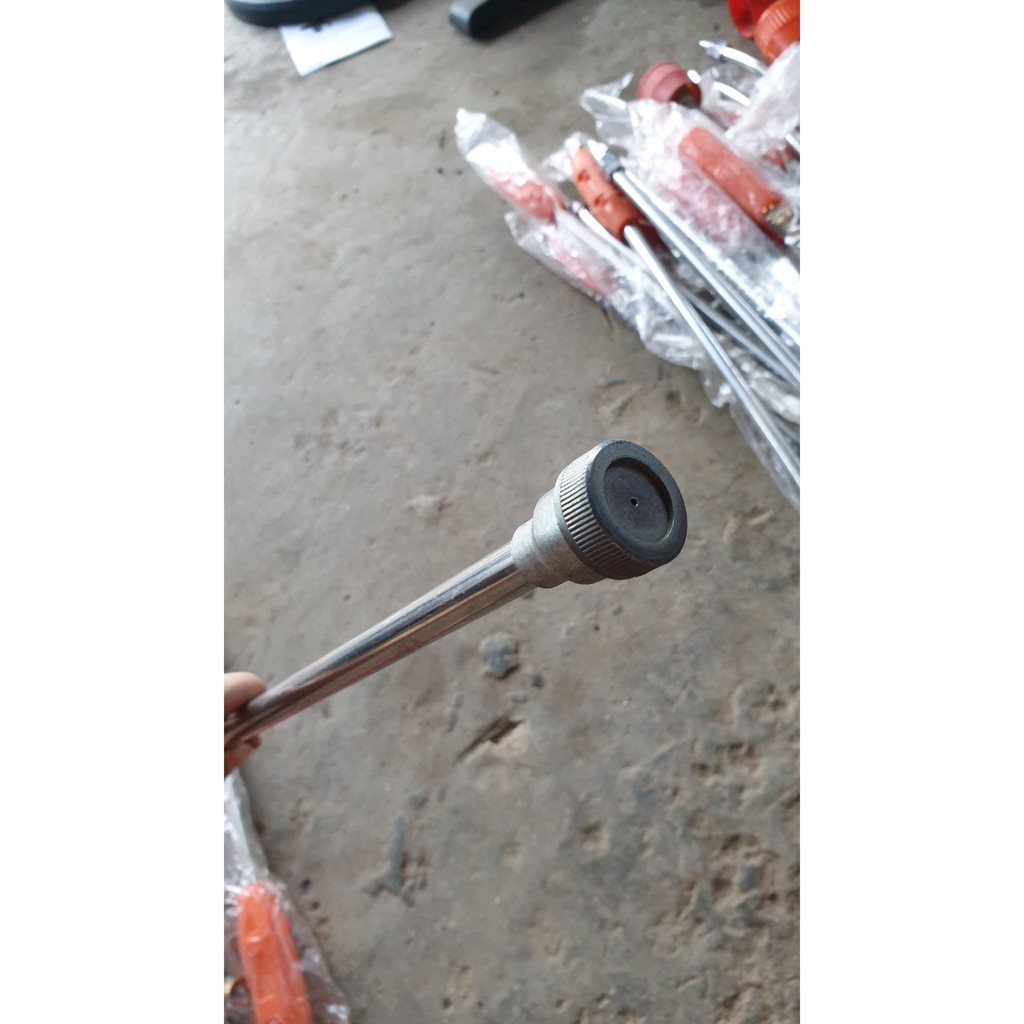 Cần xịt thẳng phun chỉnh áp lực tia nước to nhỏ cho máy rửa xe cao áp kiêm béc phun gắn súng xịt dài 55cm
