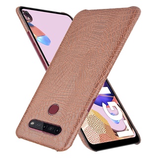 Lg K51S K41S K61 K40 G8S V50 ThinQ Vỏ da cứng sang trọng Vỏ điện thoại họa tiết da rắn cá sấu