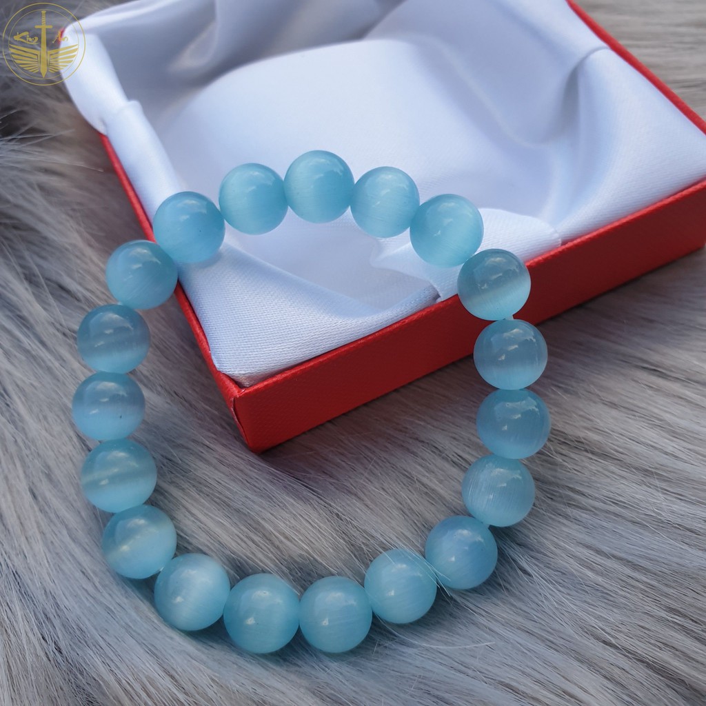 Vòng tay đá mắt mèo  nhiều màu