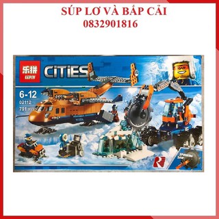 Lepin 02112 Máy bay băng tuyết - Đồ chơi lắp ráp, xếp hình thông minh