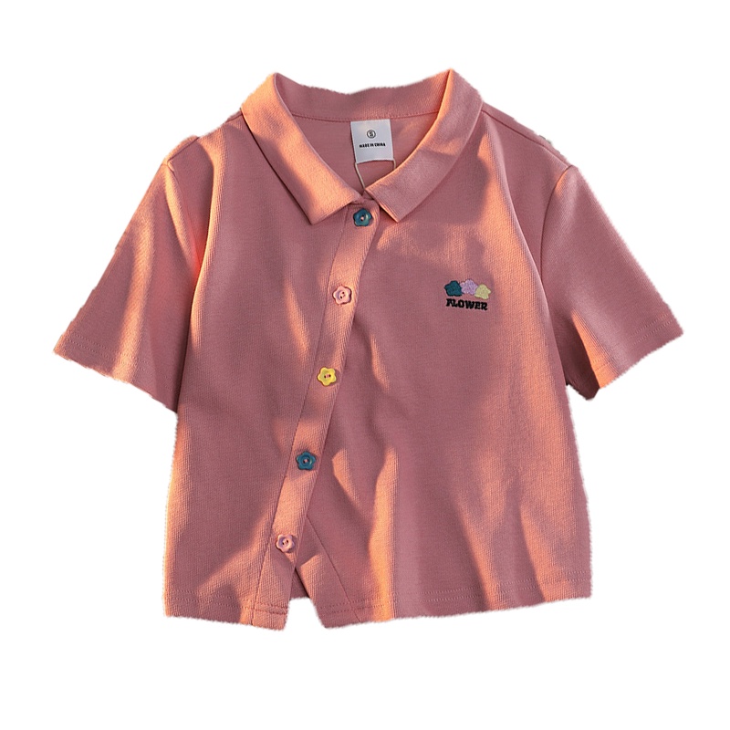 Áo kiểu SUXI ngắn tay dáng rộng đơn giản thời trang mùa hè dành cho nữ