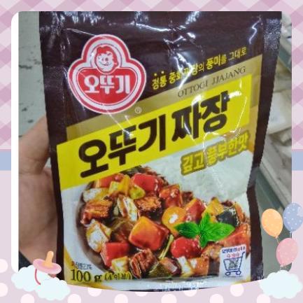 bột sốt tương đen jjajang hàn quốc 100g