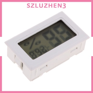 Nhiệt Kế Đo Độ Ẩm Màn Hình Lcd Kỹ Thuật Số Tiện Dụng Đen