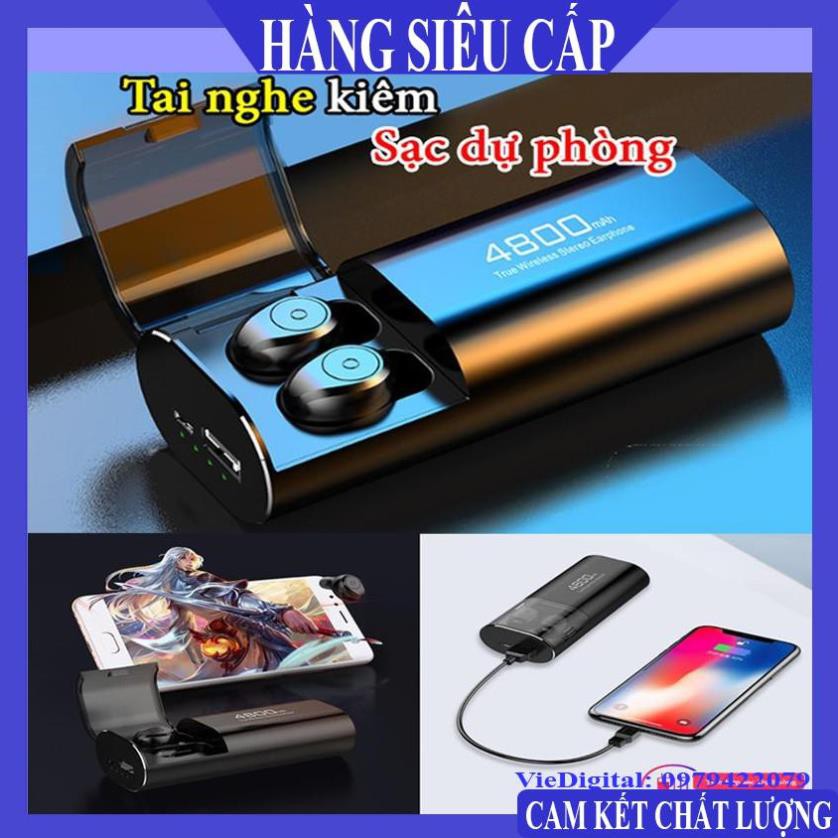 Tai Nghe Bluetooth, Tai Nghe Không Dây 5.0 Kiêm Sạc Dự Phòng S11 Chất Lượng Cao, Chống Nước IPX5, Chống ồn. | BigBuy360 - bigbuy360.vn