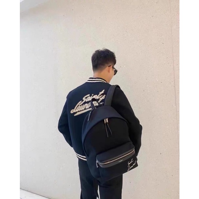 Áo khoác bomber Saint Laurent Teddy Jacket