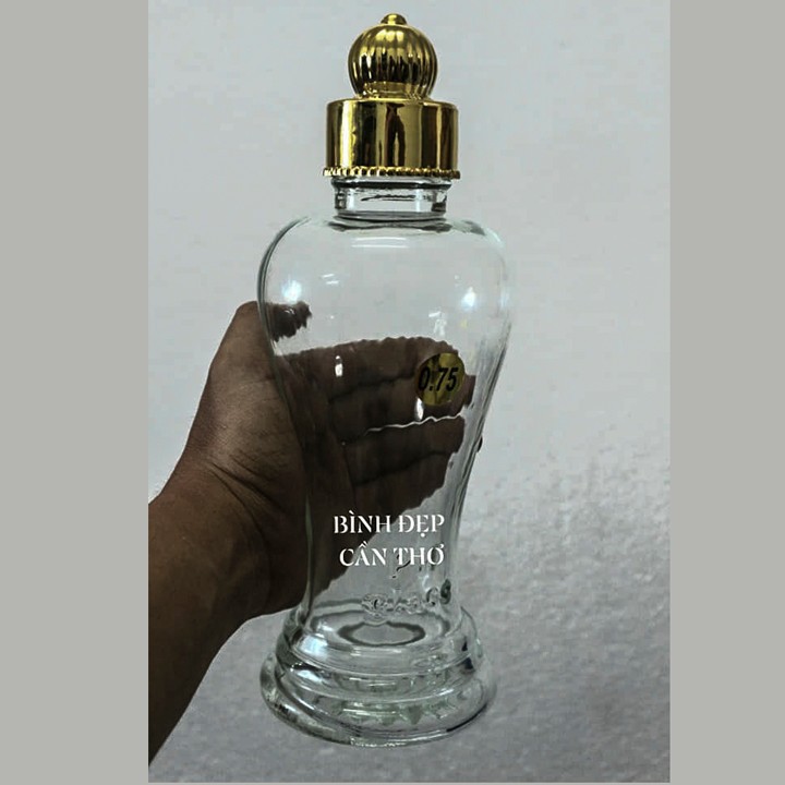 BÌNH NGÂM SÂM GIÁ RẺ 750 ML . BÌNH NGÂM RƯƠU . KEO RƯƠU . BÌNH THỦY TINH