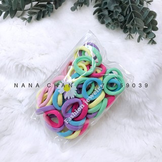 [I007] Túi buộc tóc chun to màu sắc 50 cái