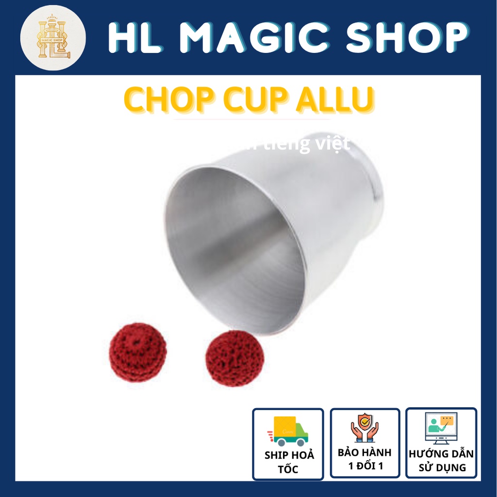 Đồ chơi ảo thuật Chop cup, Ly và banh