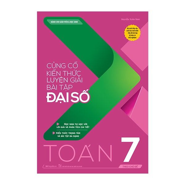 Sách Combo Củng cố kiến thức luyện giải bài tập Đại số &amp; Hình học Toán 7 (theo chủ đề)