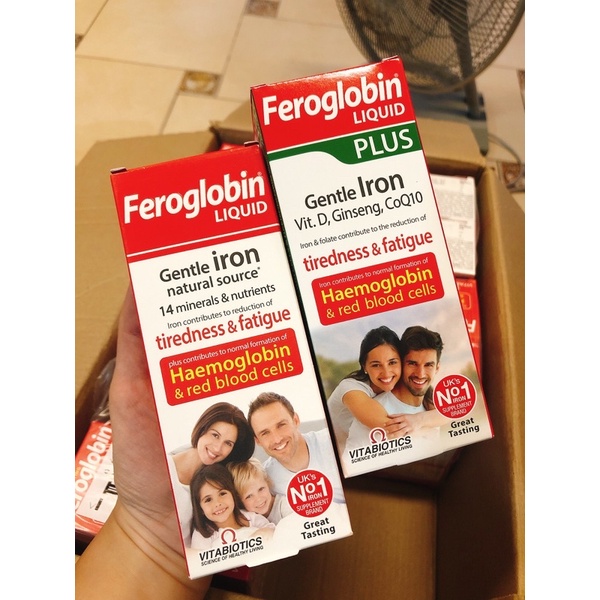 VIÊN UỐNG BỔ SUNG SẮT B2 FEROGLOBIN HỘP 30v