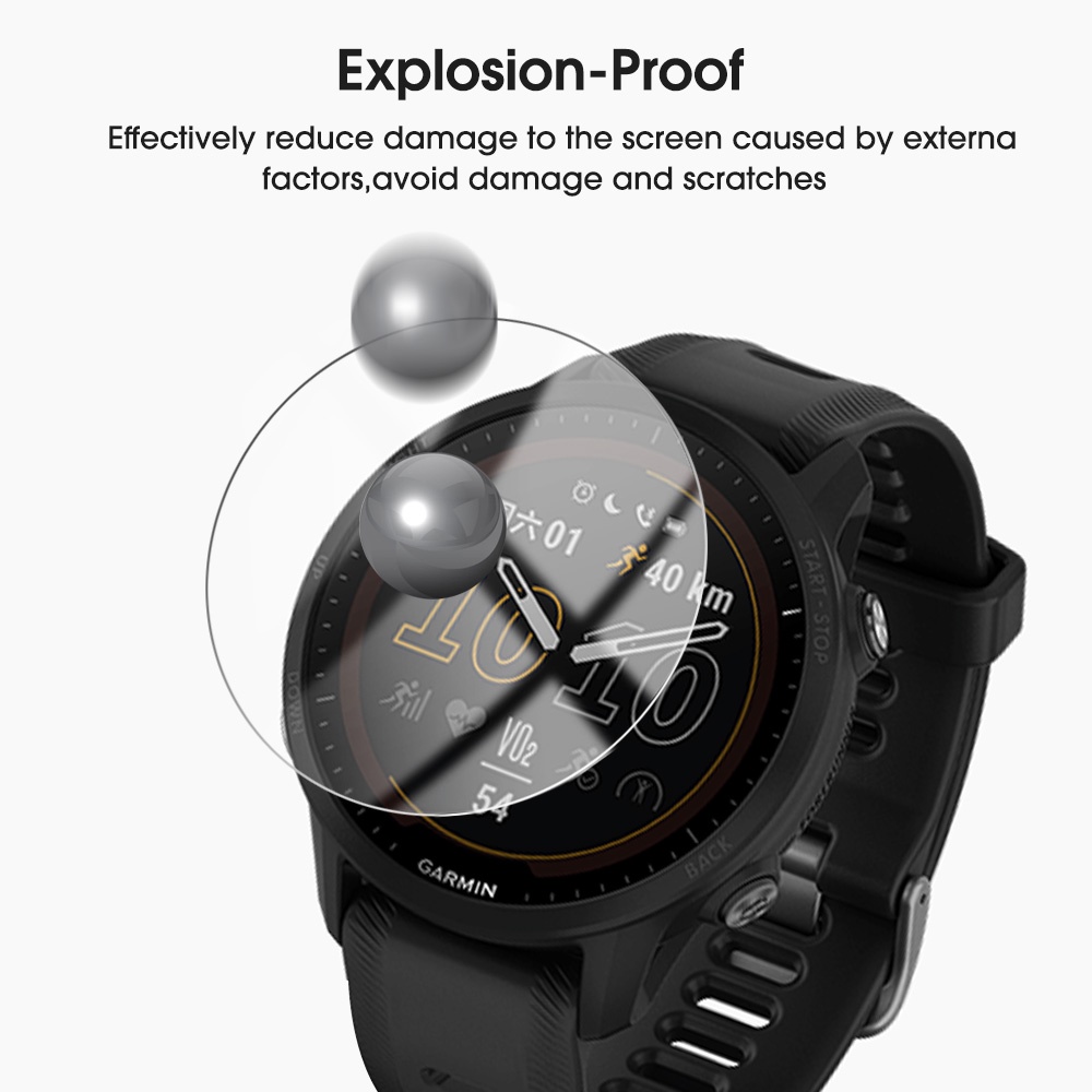 1 Kính Cường Lực Bảo Vệ Màn Hình Cho Đồng Hồ Thông Minh Garmin Forerunner 955