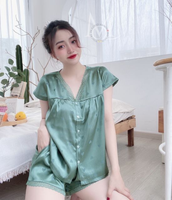 BỘ SỌT CỔ V GẤM MAI NGÔ | BigBuy360 - bigbuy360.vn