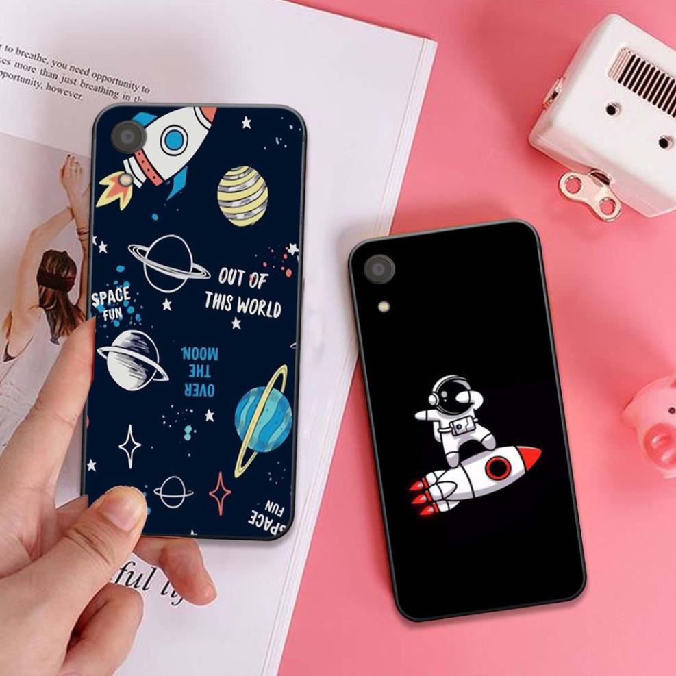 Ốp lưng Samsung A03 core dẻo trong in hình phi hành gia vũ trụ