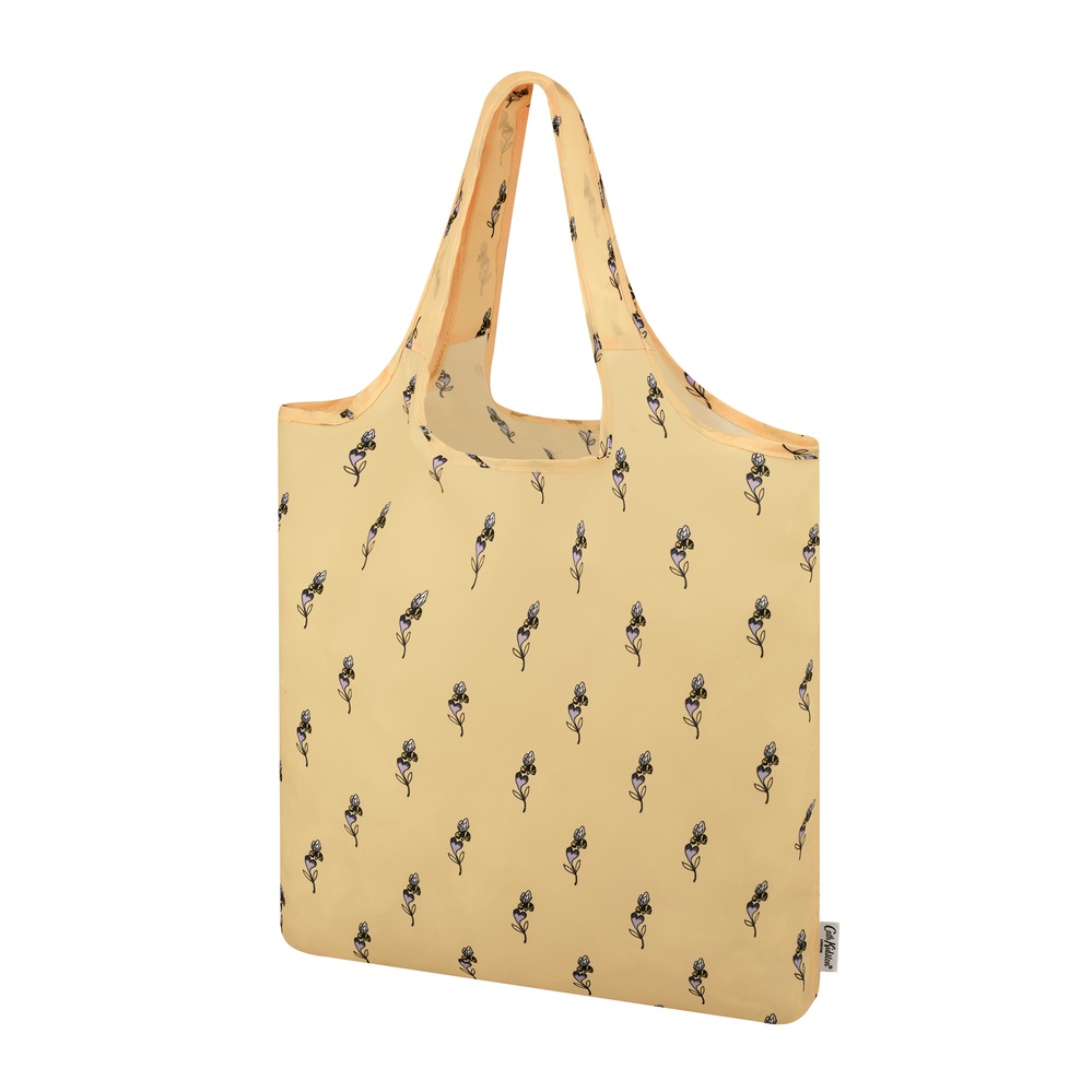 Cath Kidston - Túi đeo vai xếp gọn/Foldaway Shopper - Bee & Heart - Yellow -1041781