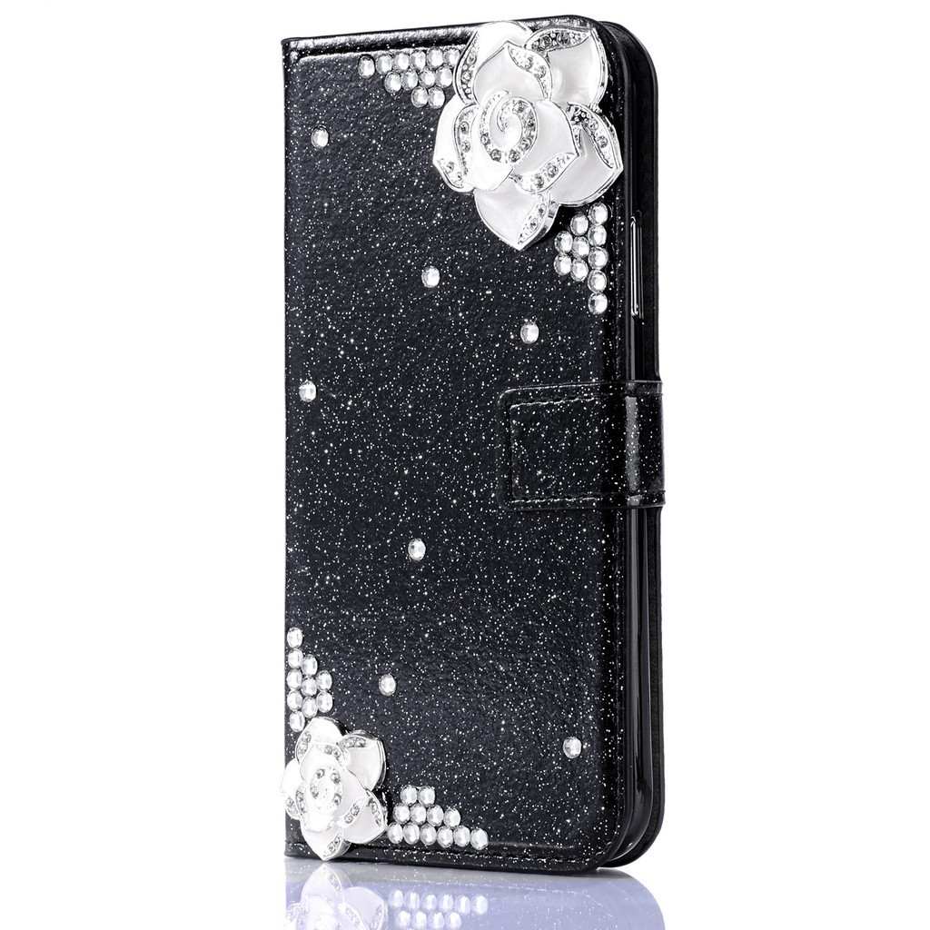 Bao da kim tuyến đính hoa hồng sang trọng cho Samsung S5 Note 8 | BigBuy360 - bigbuy360.vn