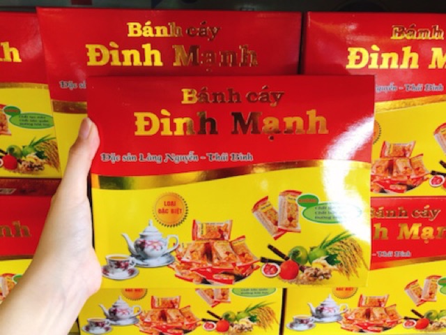 (Hộp 0,5kg) Bánh Cáy Đình Mạnh - Loại 1 Bánh cáy Thái Bình | BigBuy360 - bigbuy360.vn