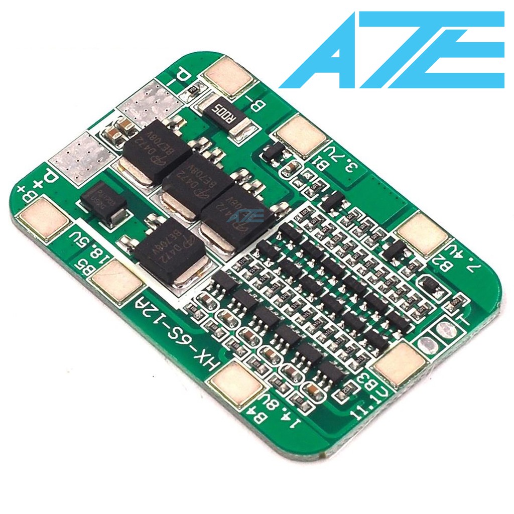 Mạch bảo vệ pin 6S 12A - 25.2V - 1A8