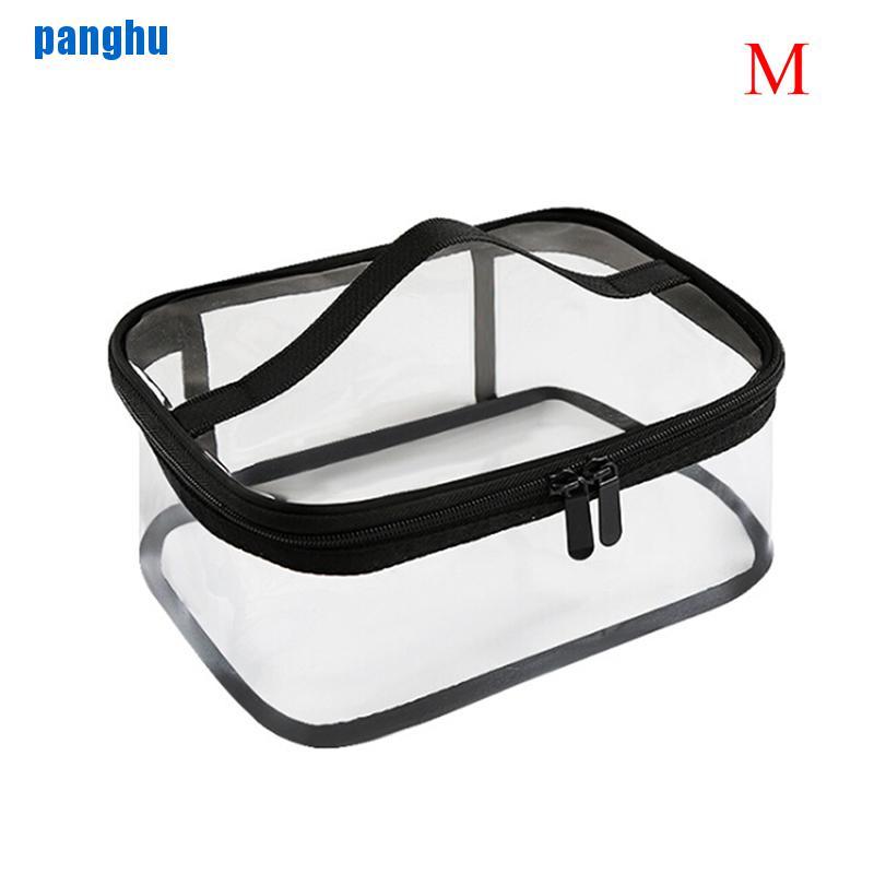 Túi Đựng Đồ Trang Điểm Bằng Nhựa PVC Trong Suốt Phối Khóa Kéo Tiện Lợi