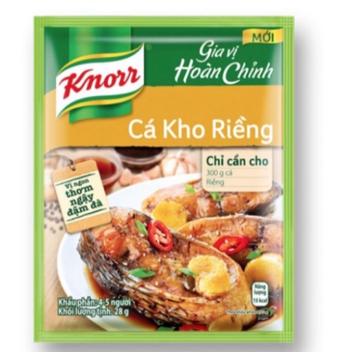 Gia Vị Cá Kho Riềng Knorr Gói 28g