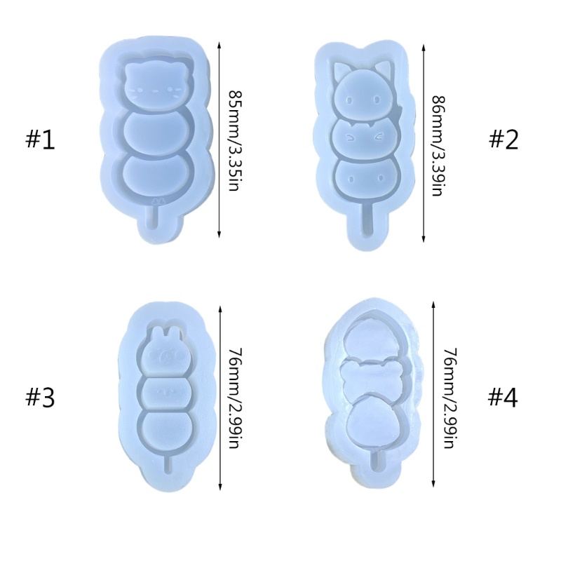 Khuôn Silicone Làm Cát Chảy Resin DIY Dễ Thương Có Thể Tái Sử Dụng